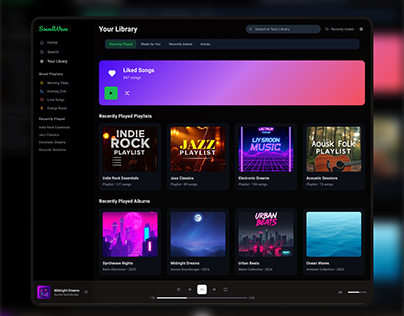 SoundWave — Music Streaming Dashboard