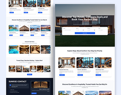 Luxury Hotel Landing Page