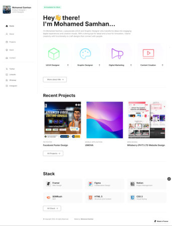Samhan — Personal Portfolio