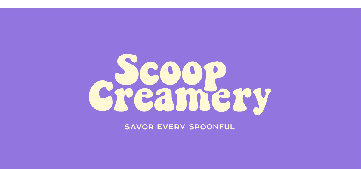 Scoop Creamery — Primary logo