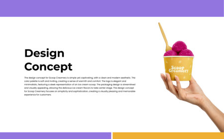 Scoop Creamery — Brand concept