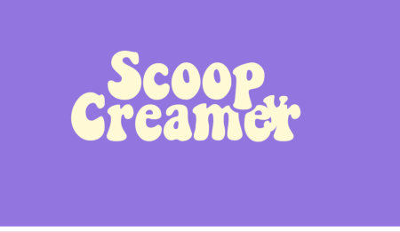 Scoop Creamery — Purple logo colorway