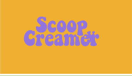 Scoop Creamery — Yellow logo colorway